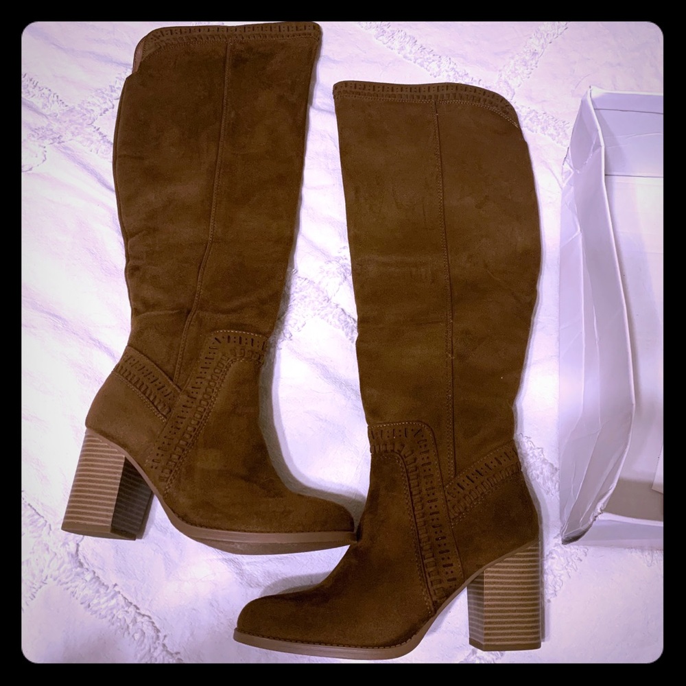 Knee High Chestnut Boots